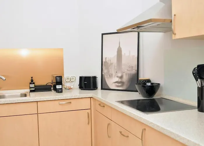 Apartmán 90qm Designerwohnung Mit Kueche Und Jacuzzi In Do-city Dortmund