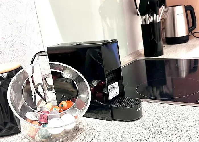 90qm Designerwohnung Mit Kueche Und Jacuzzi In Do-city *